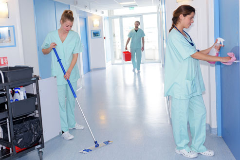 Le nettoyage en milieu médical